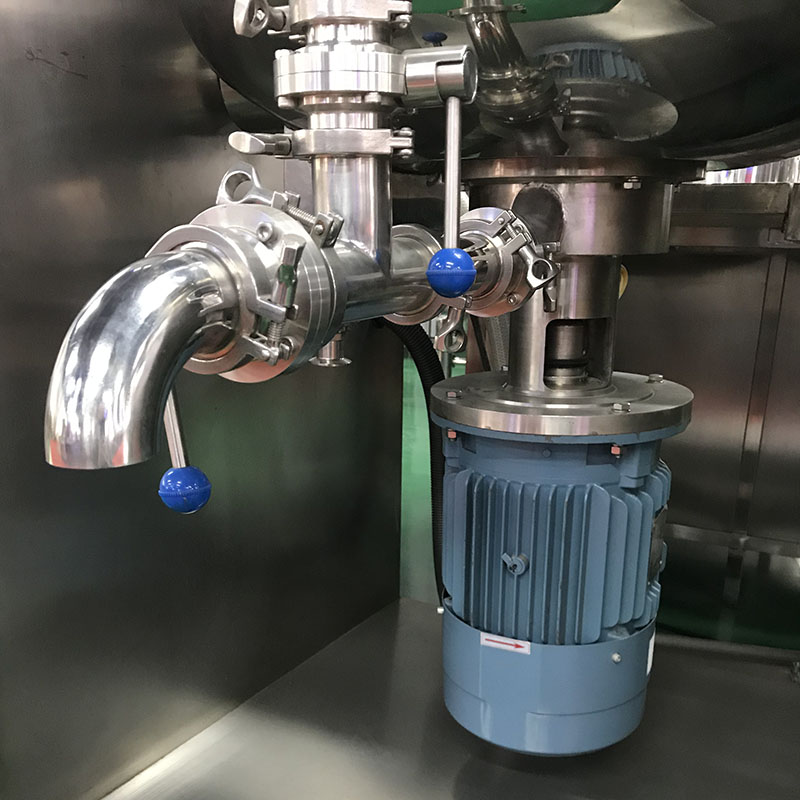 Cosmetic Machinery Cream Manufacturing Equipment Facial Body Lotion Maker Mixing Vacuum Homogeneous Emulsifying Machine