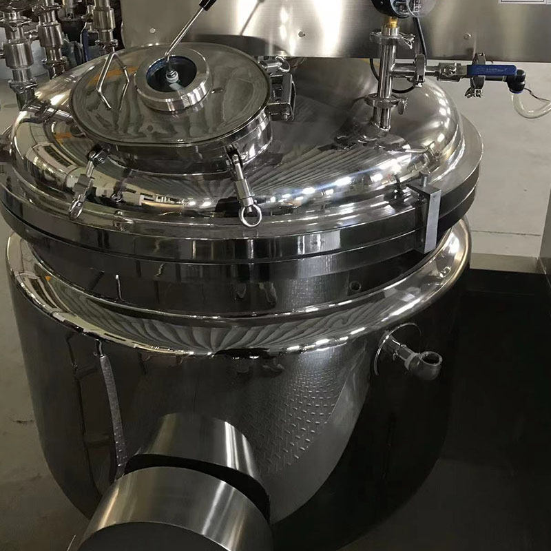 Cosmetic Machinery Cream Manufacturing Equipment Facial Body Lotion Maker Mixing Vacuum Homogeneous Emulsifying Machine