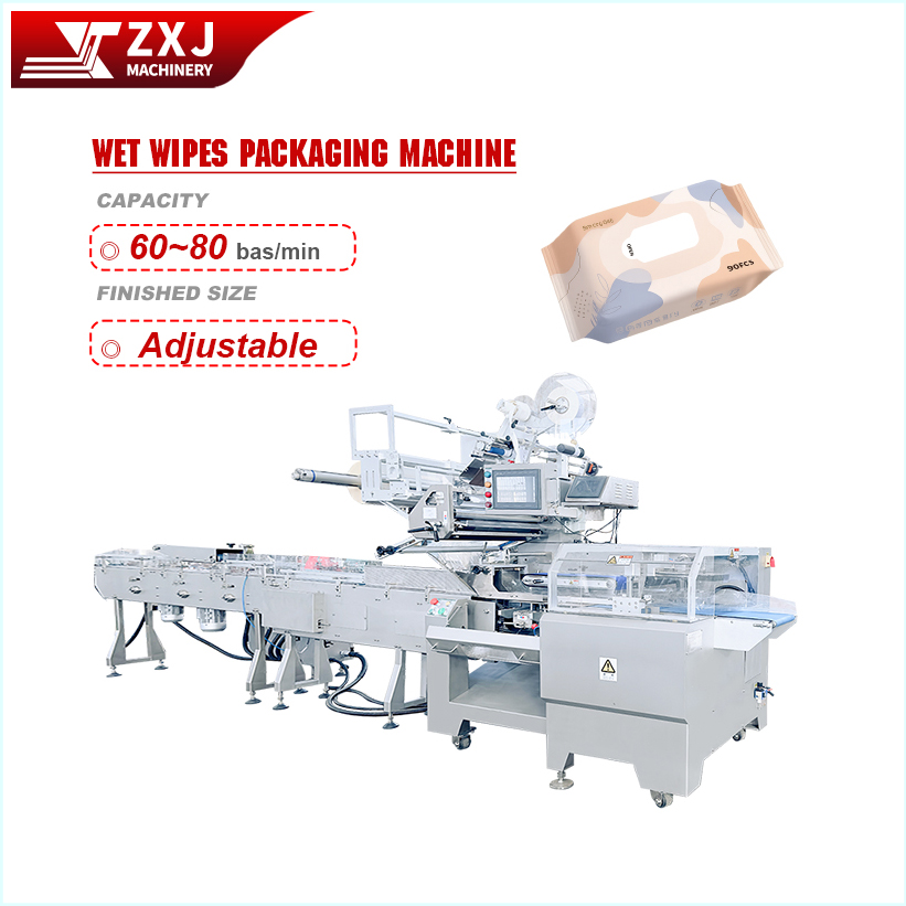 Full-Auto Wet Wipe Making Machine for Personal Care for Daily Hygiene Use with Folding Wetting Packing