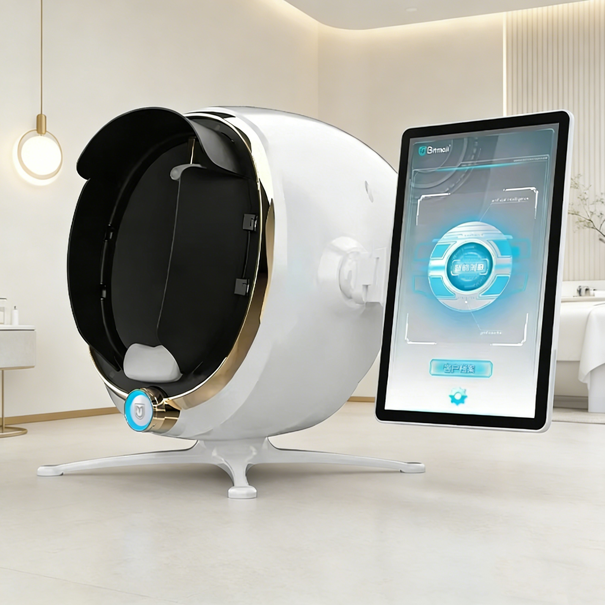 2026 Factory Direct Sale High-quality 3D AI Smart Skin Analysis Facial Machine with HD Screen 13 Language for Beauty Centers Spa
