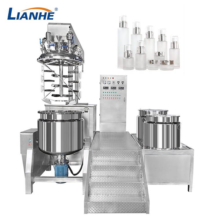 Lianhe Beauty Production Line Cosmetic Manufacturing Machine High Speed Shear Cream Vacuum Emulsifier