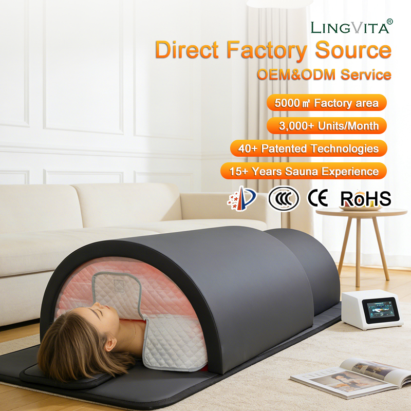 Lingvita Custom Brand Sauna Cabin 3 Zones Smart Temperature Control Professional Spa Equipment for Salon