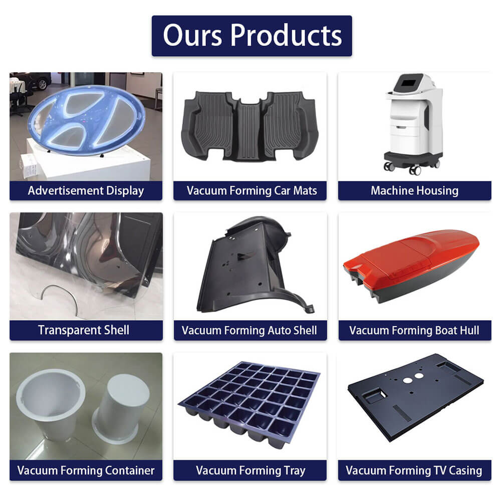 Manufacturer Custom Marine Plastic Boat Body Shell Thermoforming Vacuum Formed PP Boat Hull Enclosure OEM