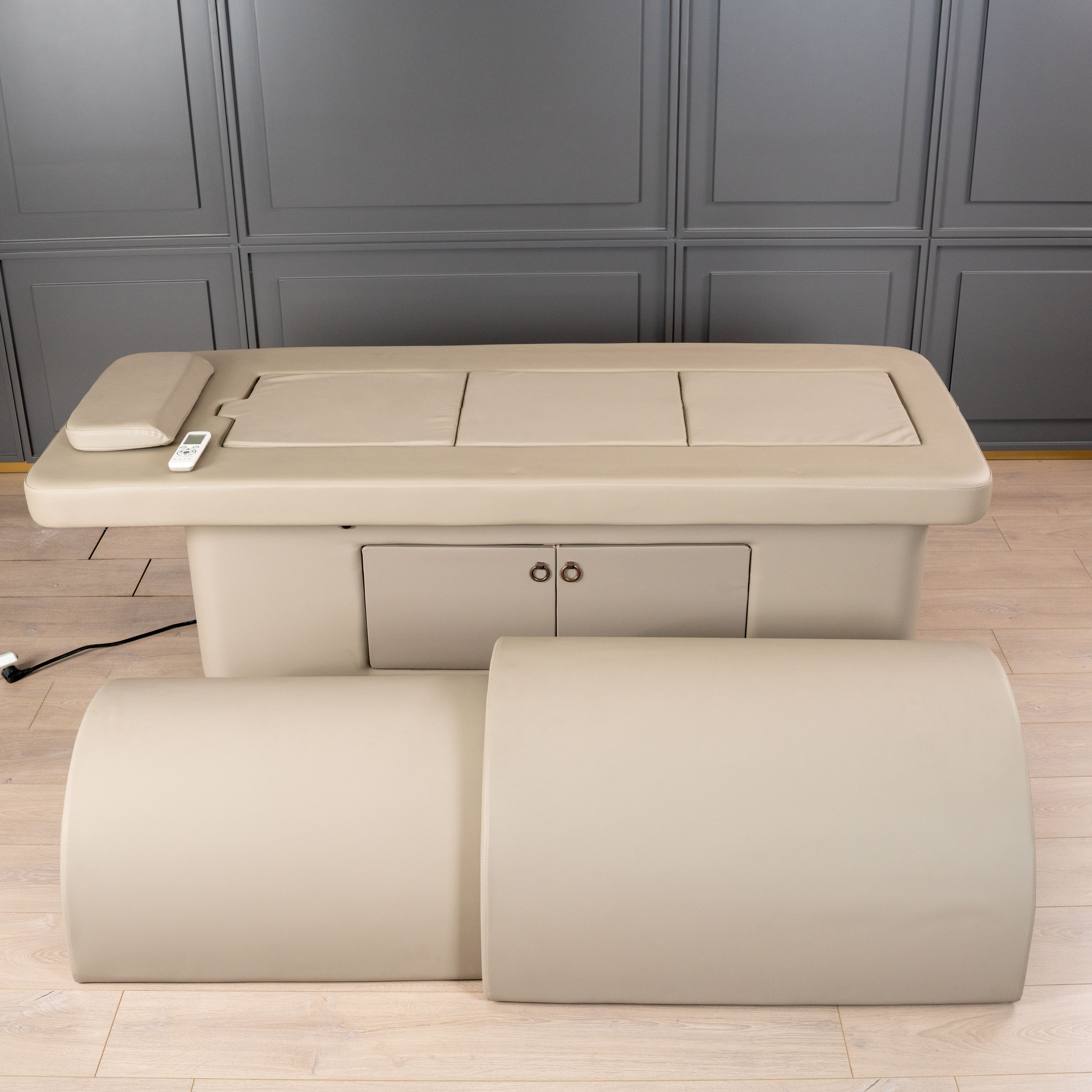 2025 New Arrival Modern Electric Detox Therapy Bed Factory Direct Steam Spa Sauna Center Device Synthetic Leather Gym Hotel
