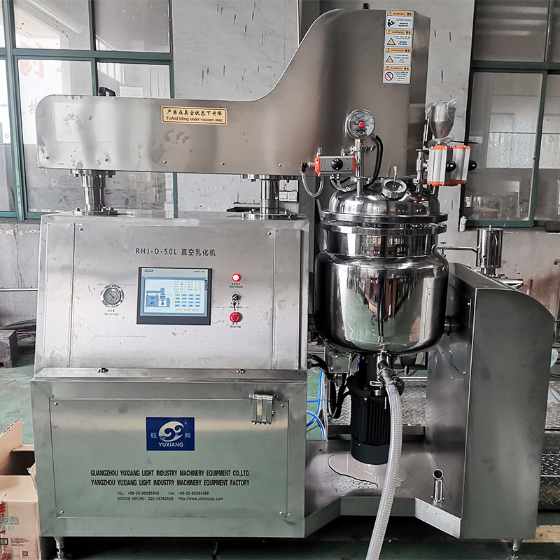 Cosmetic Viscosity Cream Paste Shampoo Lotion Vacuum Emulsifying/Homogenizer/ Emuslifier/Mixing Making Machine Production