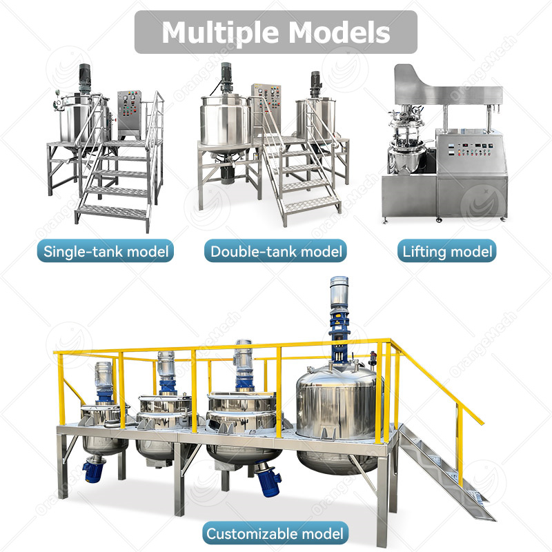 ORME Small Batch Beauty Cream Manufacturing Equipment Cosmetic Shampoo and Conditioner Make Machine