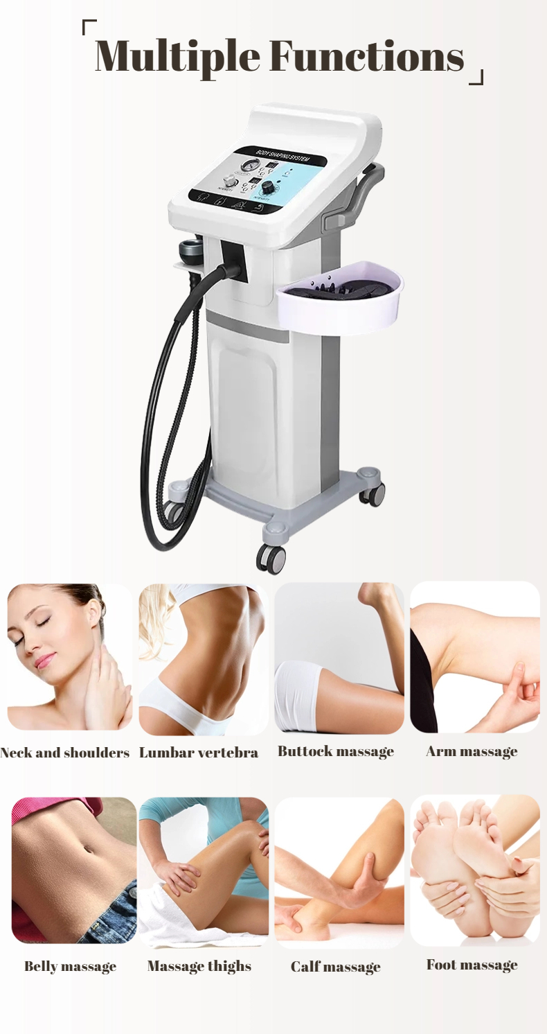 New G8 Standing Heat Suction Turbo Vibrating G8 Vibration Body Massage Slimming Machine for Beauty Equipment