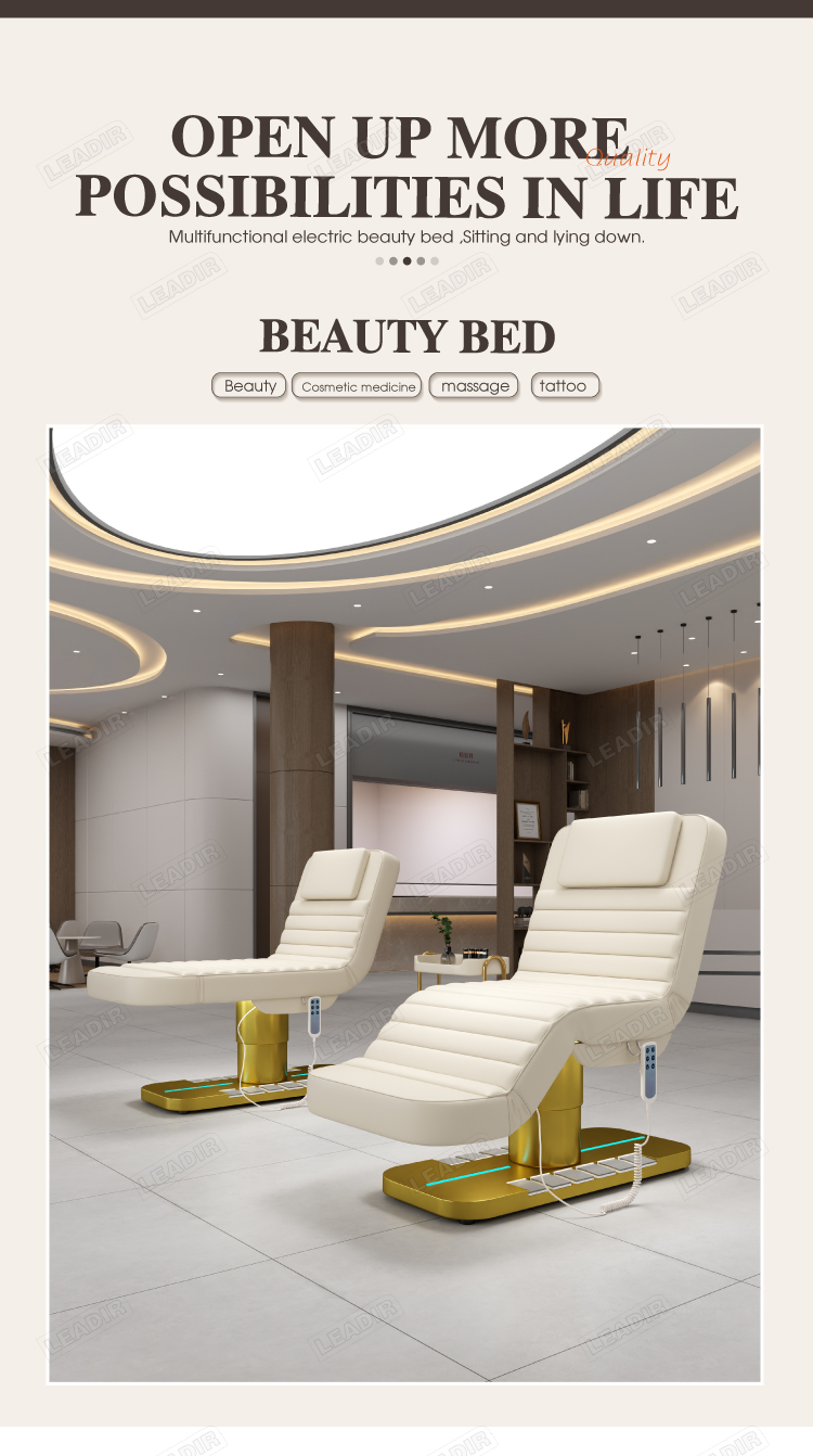 Electric Beauty Massage Salon Bed Banner