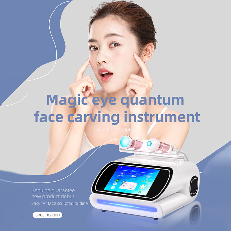 High-frequency quantum energy beauty device for non-invasive lifting firming and activating collagen production