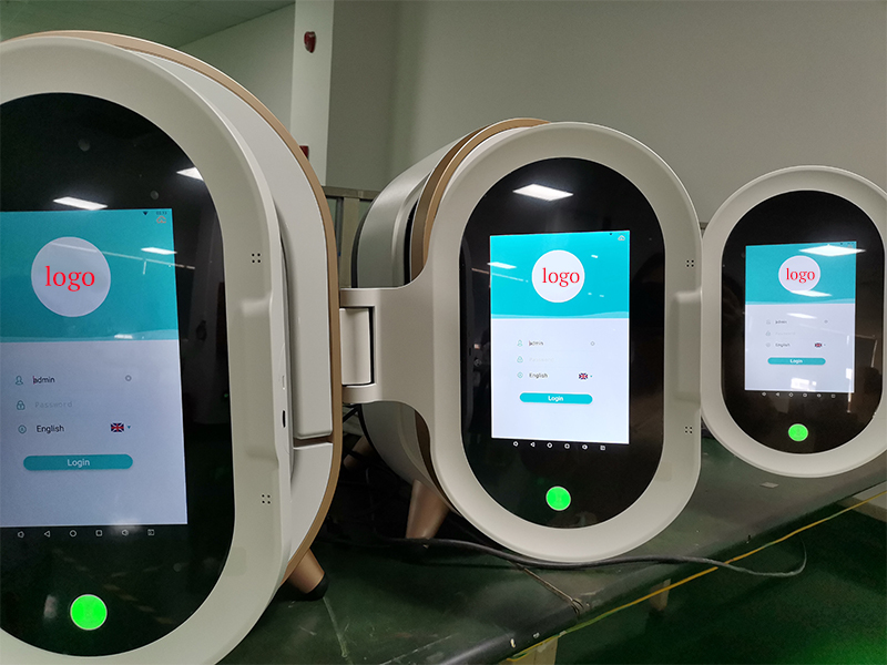 Skin Analyzer Manufacturer OEM Customized Facial Scanner with CE Wholesale Price Wholesale Skin Analyzer with Custom Packaging