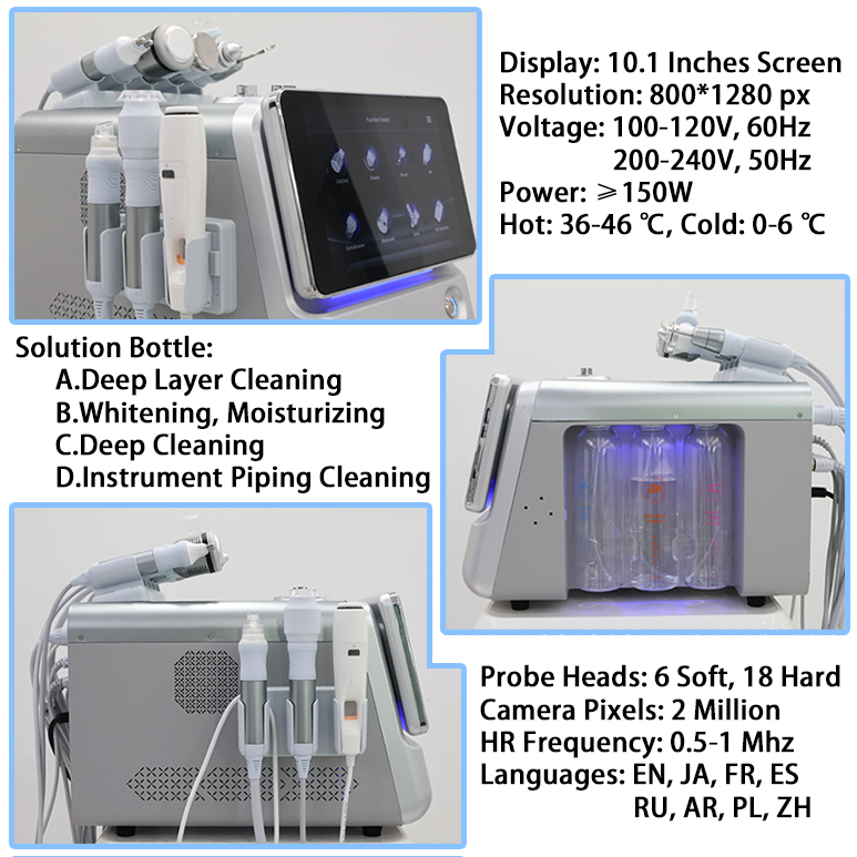 Beauty Spa Use Facial Machine Desktop Oxygen Therapy Beauty Equipment for Skin Barrier Repair Deep Moisture