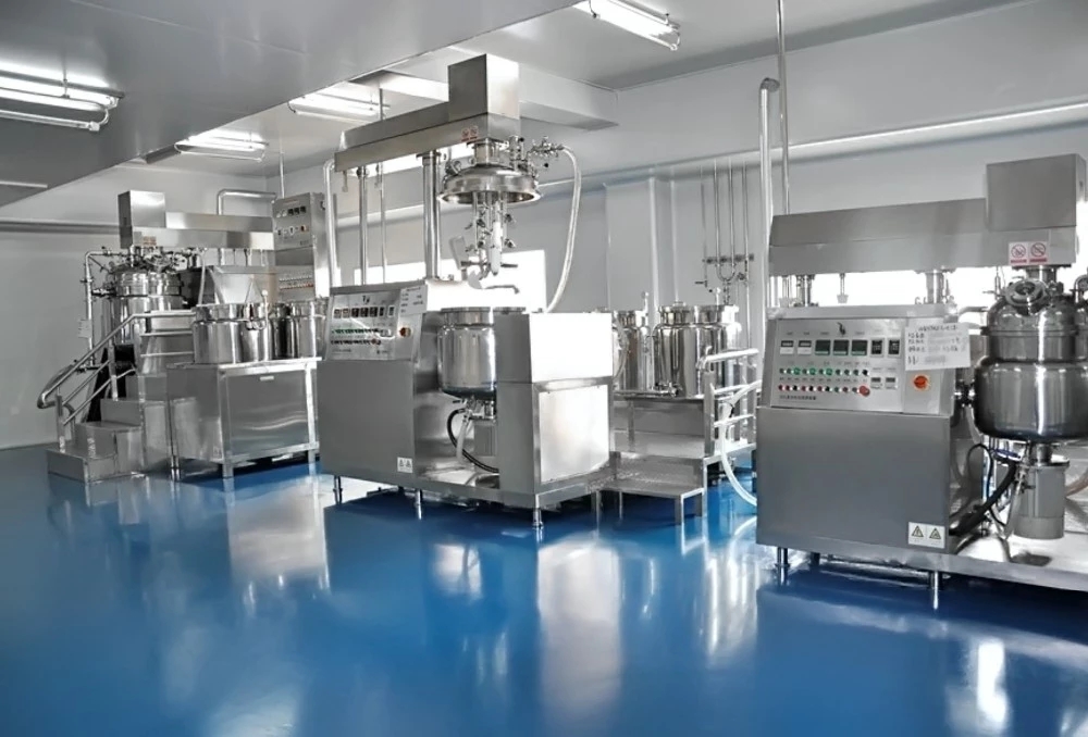 Cosmetic Vacuum Emulsifying Mixer