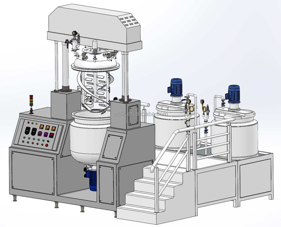 New Cosmetic Shampoo Lotion Cream Production Line Equipment Cosmetics Machinery for Liquid Manufacturing Plant