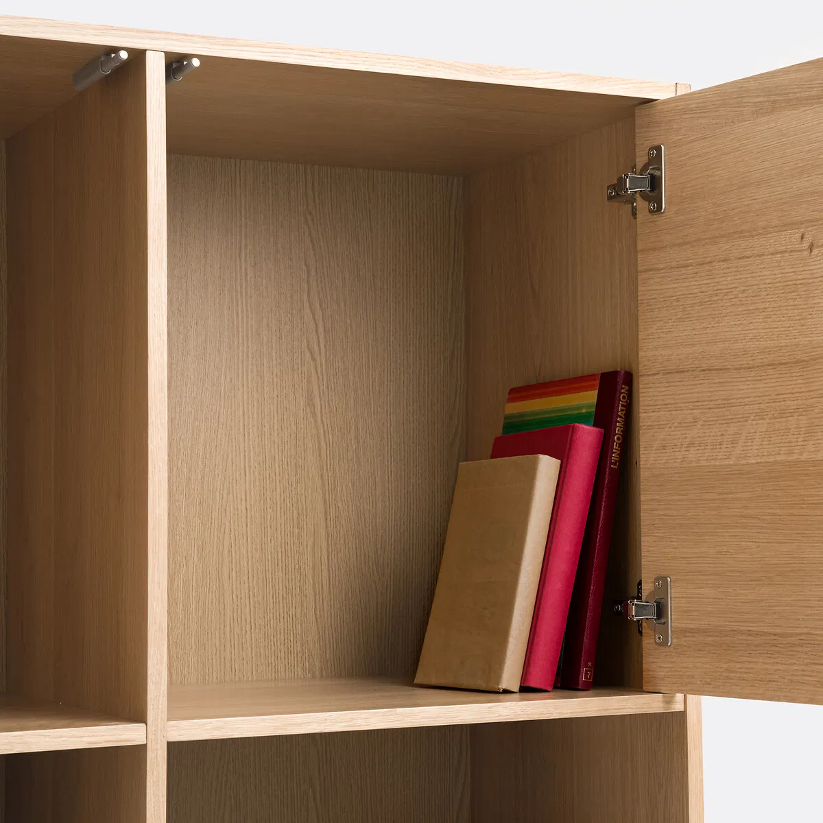 Premium Solid Wood Display Storage Cabinet with Reinforced Corners and Anti-Tip Kit for Family Home