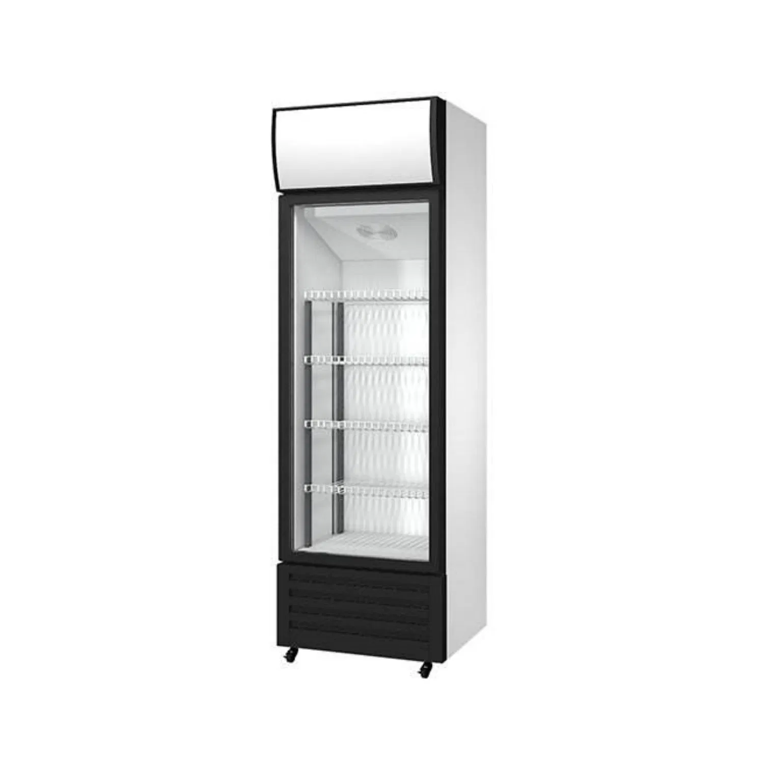 College Dorm Retail Corner Single-Door Refrigerated Beverage Display Cabinet