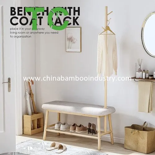 Bamboo Shoe Rack View 4