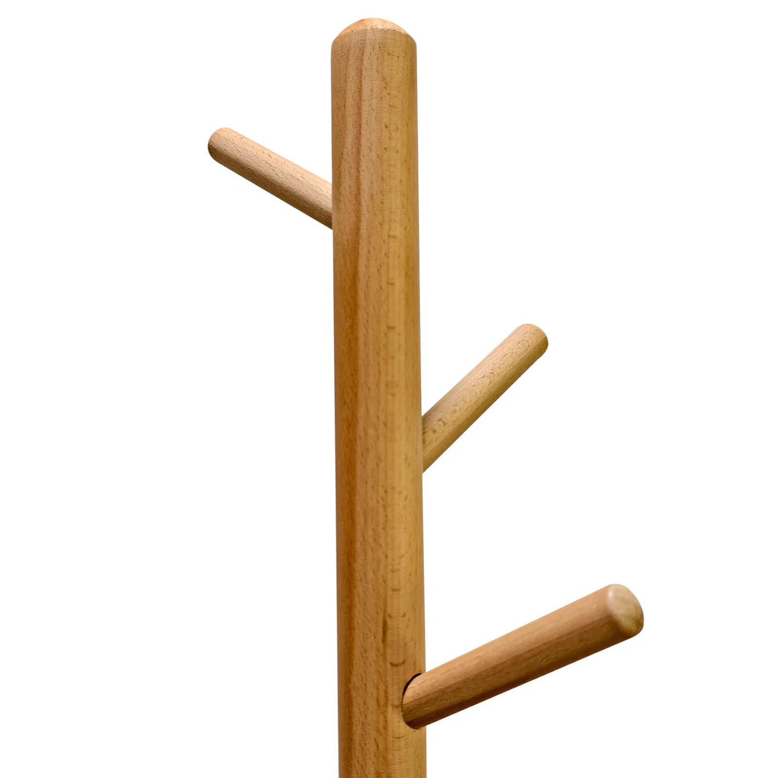 Custom Hotel Home Multi Function Wooden Corner Coat Rack Shelf for Entryway