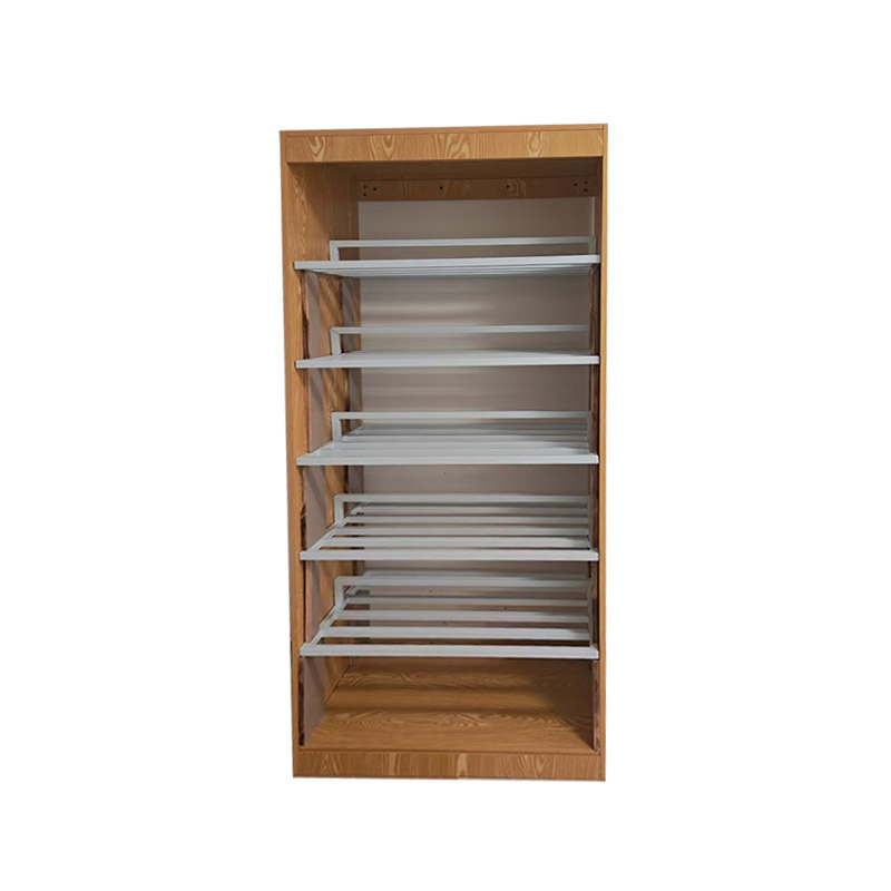 Wooden Bookshelf Unique Design Cabinet for Library