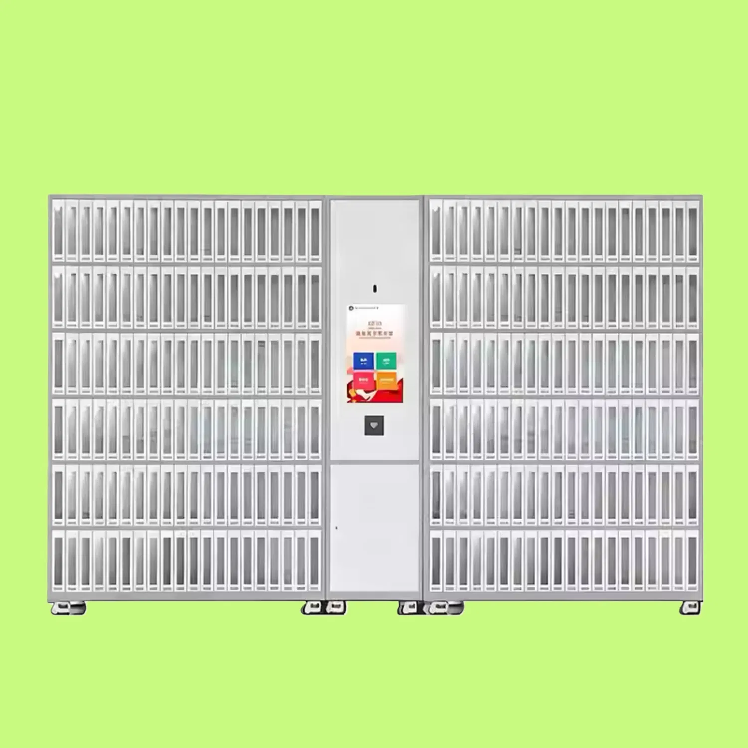 Space Saving Smart Book Cabinet with Adjustable Shelves for Small Community Library Reading Areas