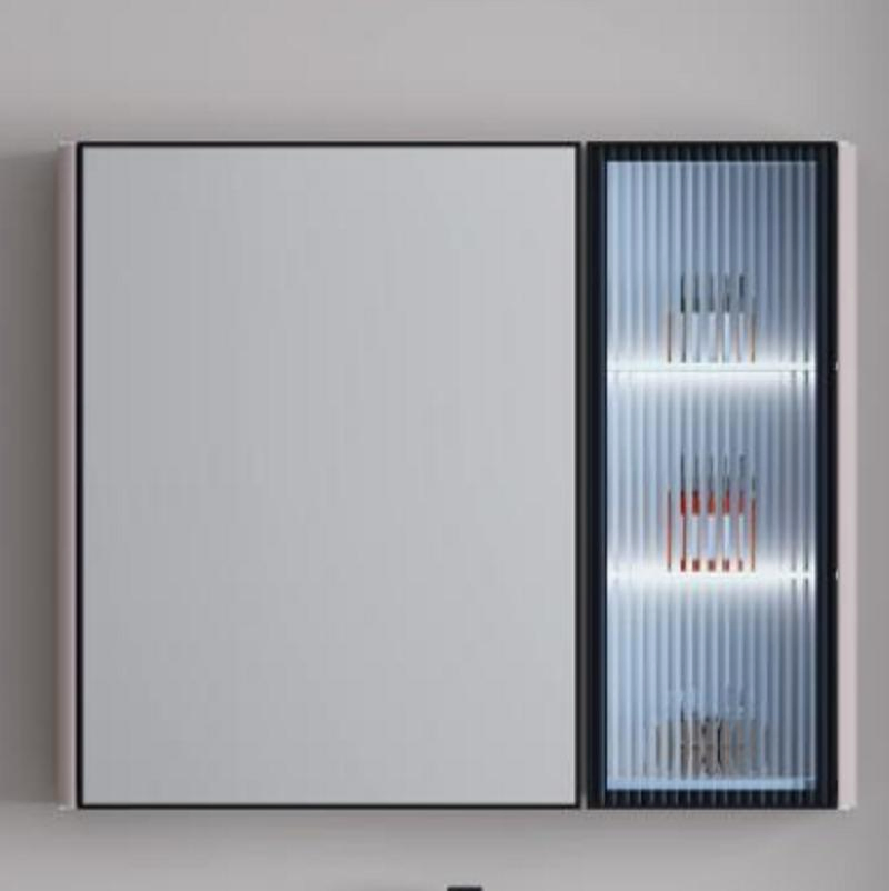 New Design for Stainless Steel and Aluminum Material Bathroom Cabinet Vanity with Mirror Lighting and Basin