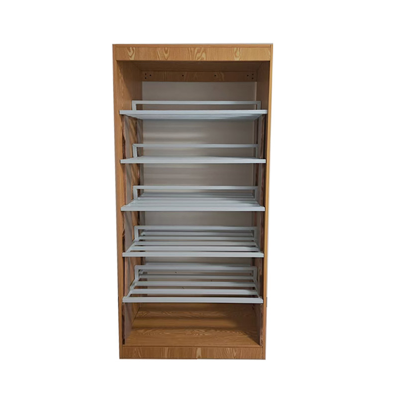 Wooden Bookshelf Unique Design Cabinet for Library