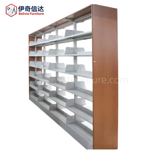 School Furniture Heavy Gauge Cold-Rolled Steel Book Store Furniture Bookshelves Cabinet Library Book Rack School Library Bookshelves