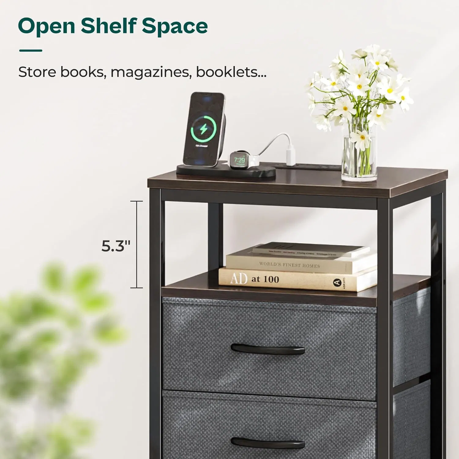 Hot Sale Factory Wholesale Modern Country Nightstand Bedside Table