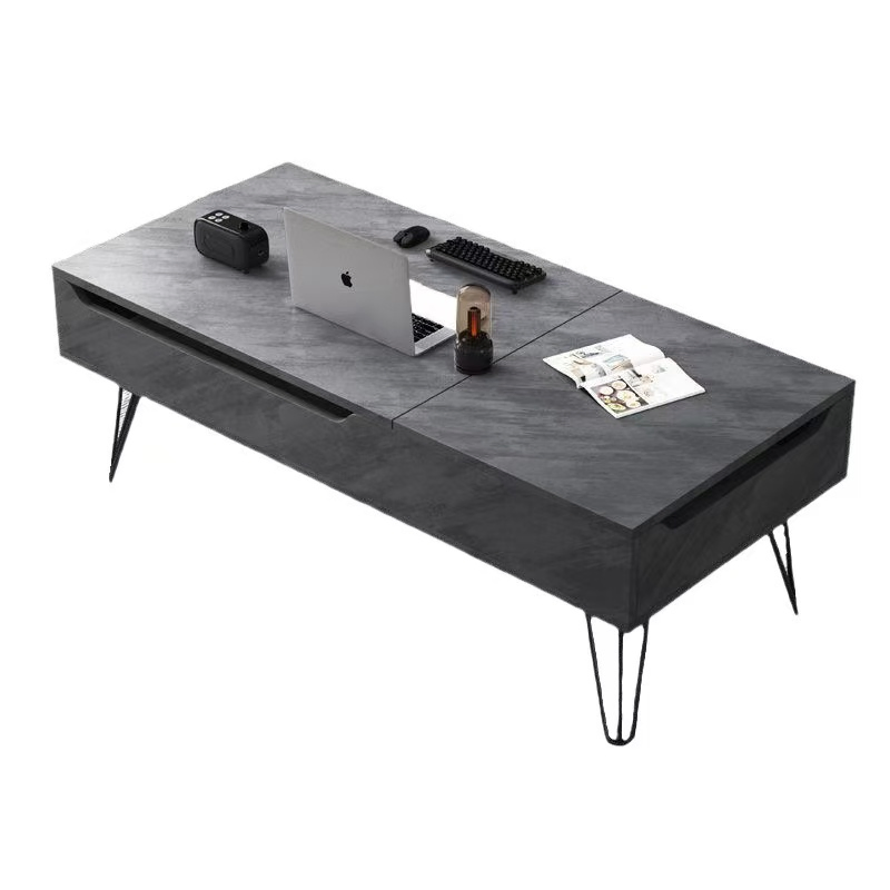 Luxury Wholesale Furniture Living Room Adjustable Lift Top Coffee Table with Hidden Storage Homeoffice Desk