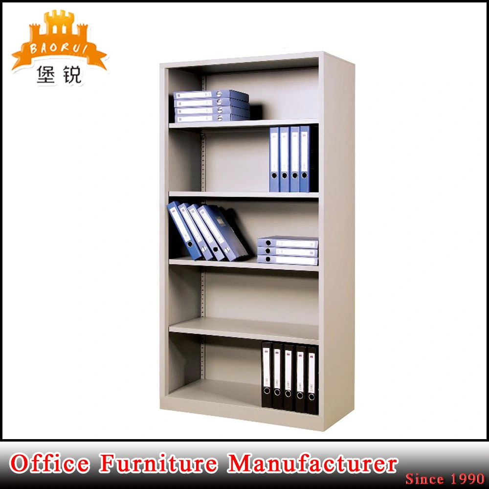 Das-066 Library Open Steel Book Cabinet with 4 Shelves