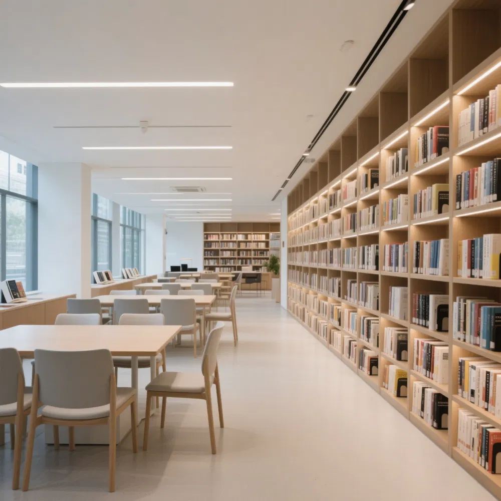 3D Design Service for Custom Wooden Cabinets Library Bookshelves