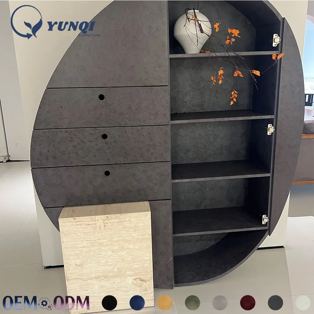 Custom Large Solid Oak Wood Bookcase Luxury Wall Bookshelf Cabinet for Hotel and Home Library for Living Room Use