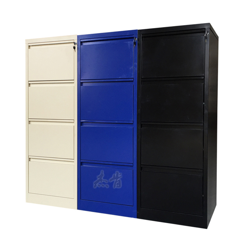 4 Drawer Metal Filing Cabinet with Aluminium Alloy Handle