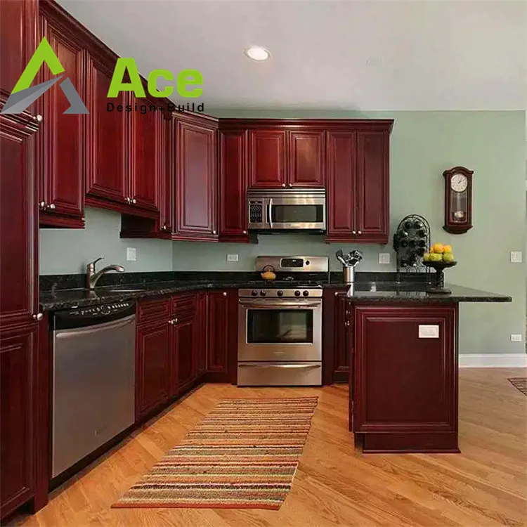 Solid Wood Kitchen Cabinet