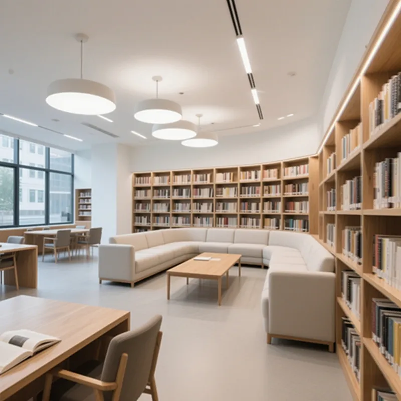 Library Bookshelves Design