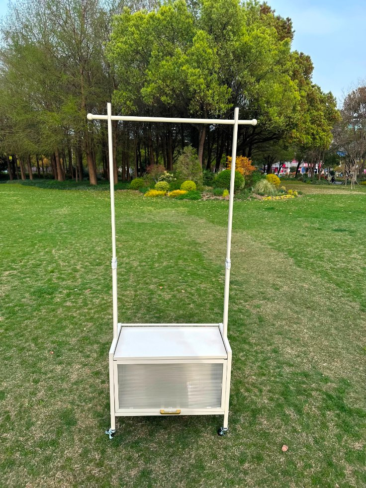 Stylish Coat Rack and Shoe Storage Cabinet for Entryway