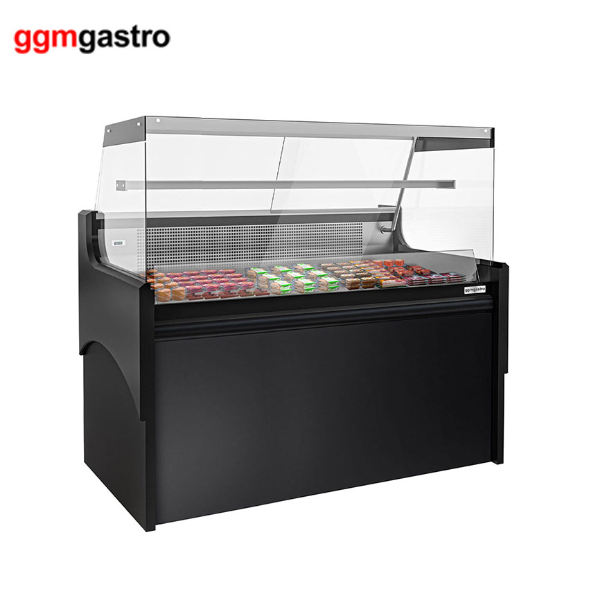 Supermarket Equipment Corner Display Cabinet Fresh Meat Display Refrigerated Cabinet Kfth158