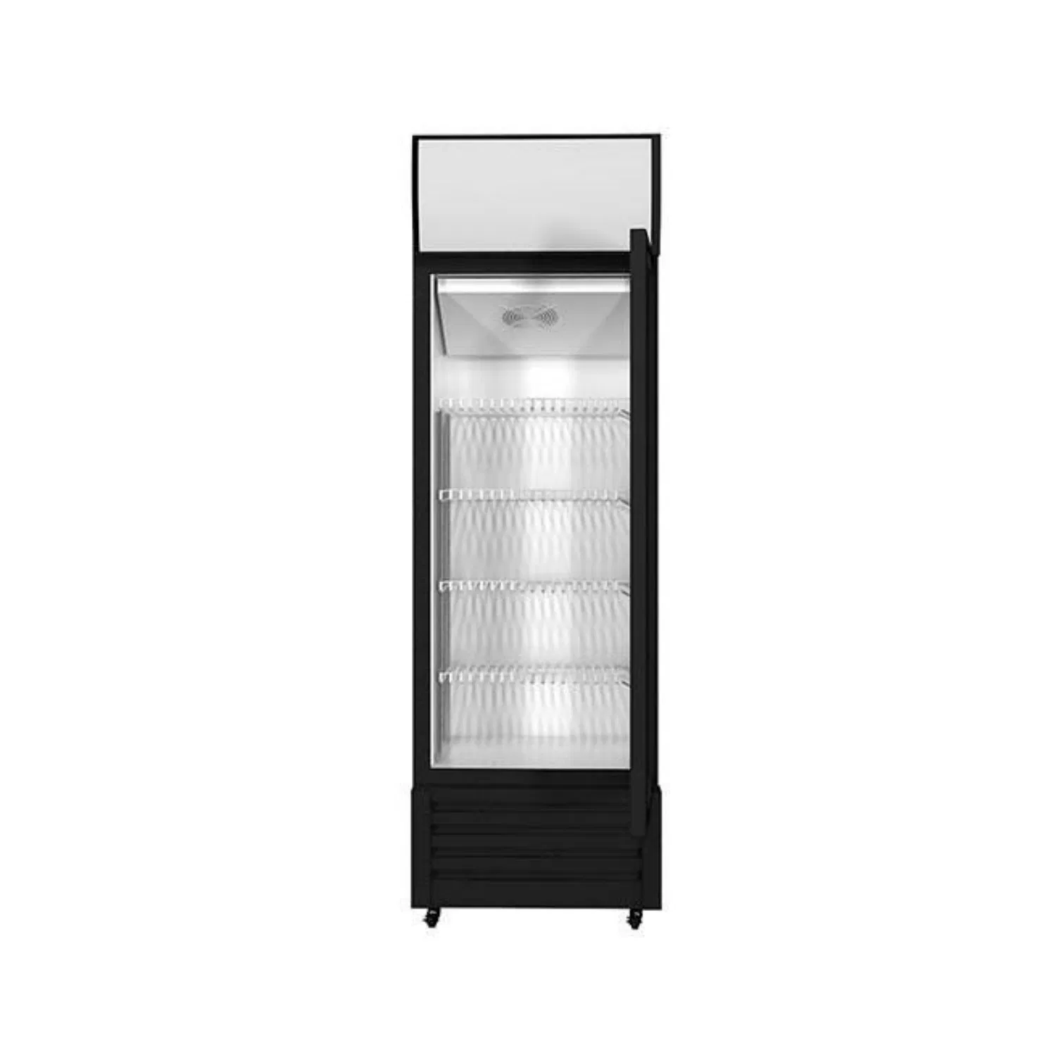 College Dorm Retail Corner Single-Door Refrigerated Beverage Display Cabinet