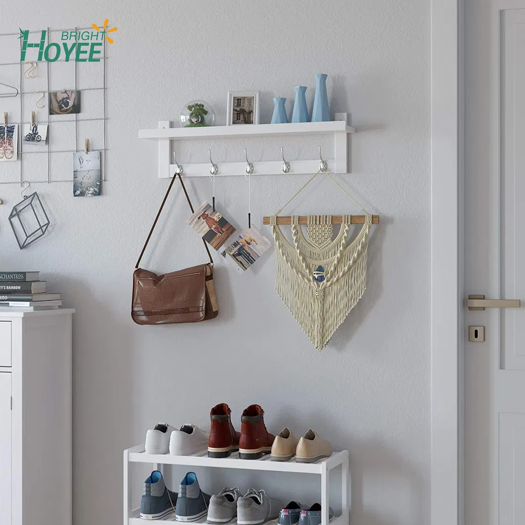 Wall-Mounted Coat Hook Rack