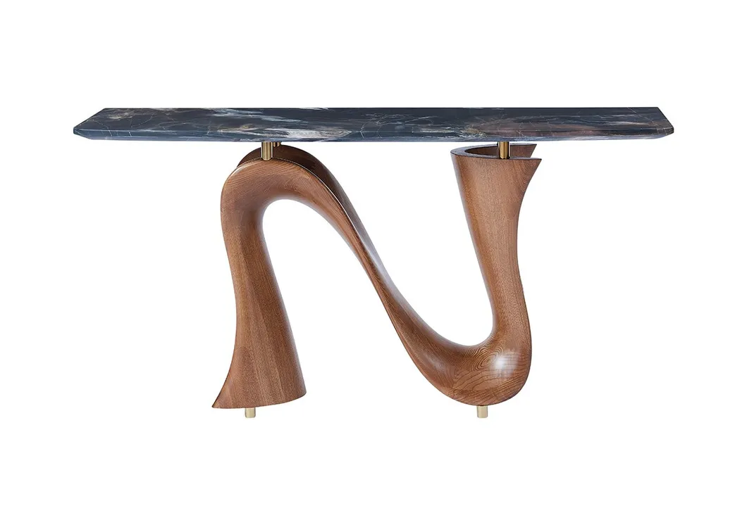 Modern Console Table Detail