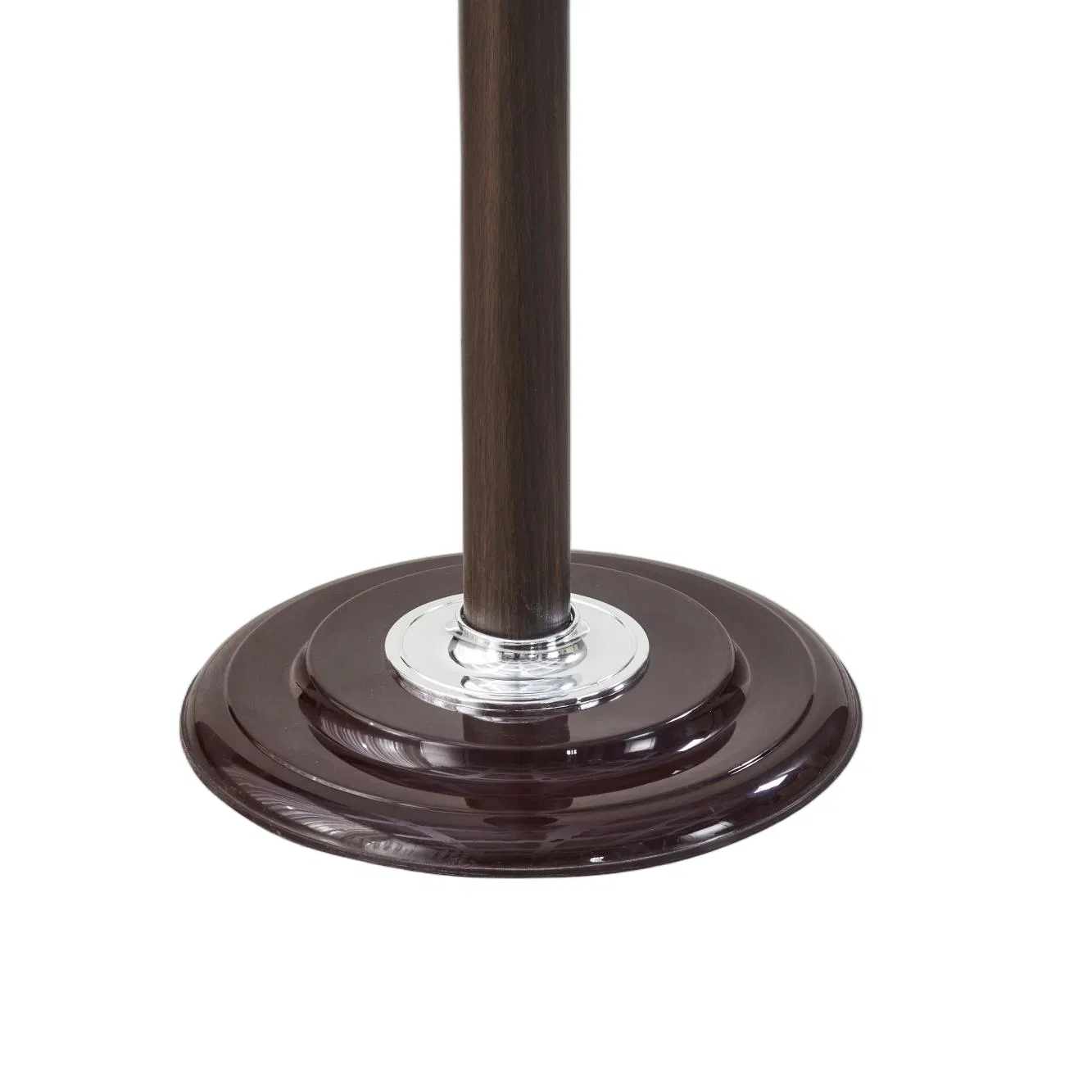 Coat Rack - Classic Multi-Hook Brown Cloth Hanger with Ball-Tip Hooks and Stable Base for Home Office Entryway Bedroom Furniture