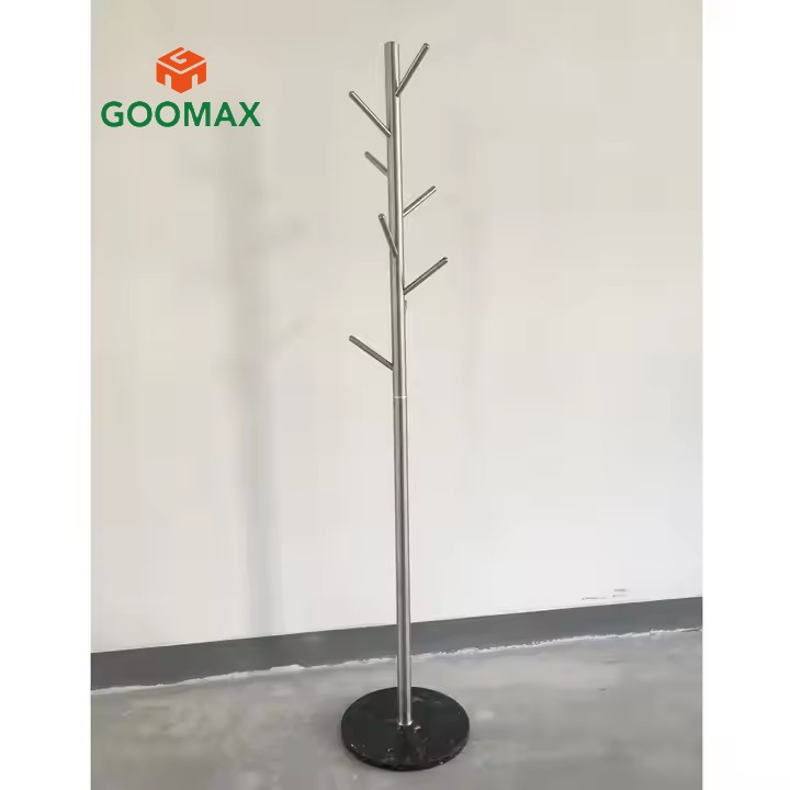 Stylish Wooden Coat Rack with Hooks for Entryway Organization