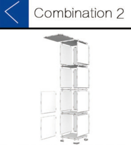 Freekt Combinable Recycable School Library Office Kindergarten Lockers Bookshelf Series Plastic Cabinet