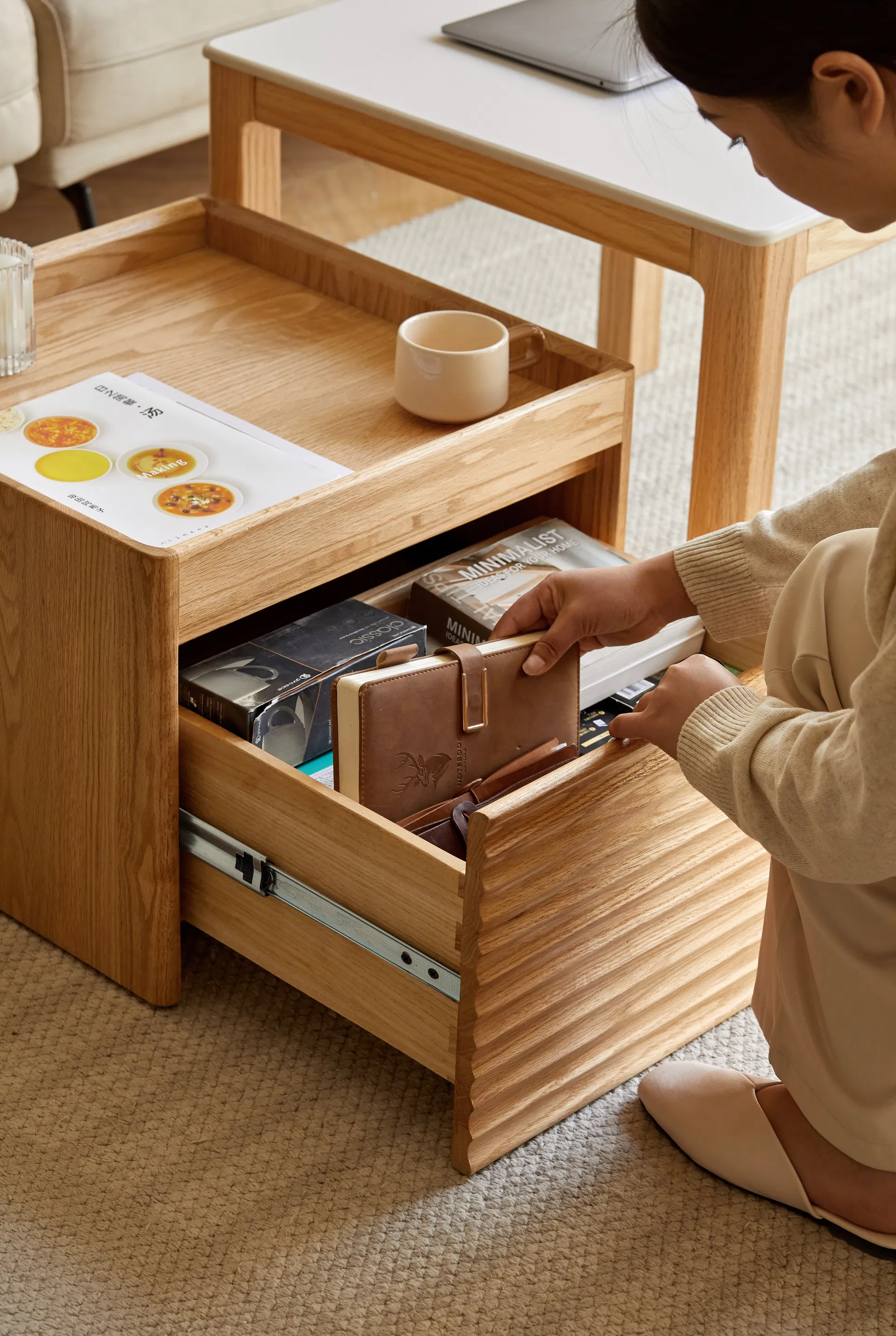 Solid Wood Coffee Table 4