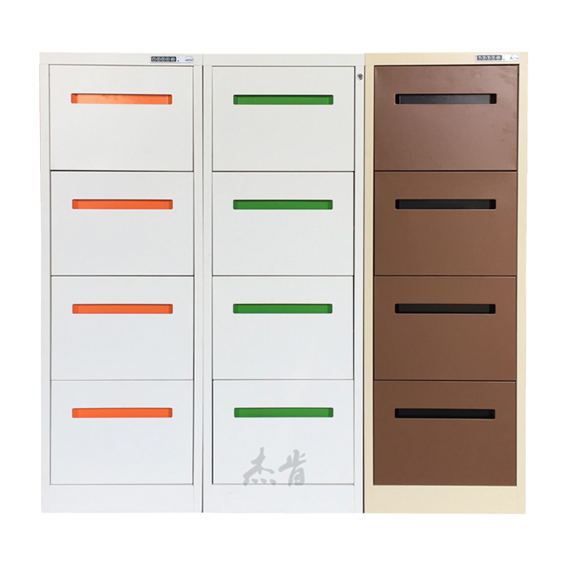 4 Drawer Metal Filing Cabinet with Aluminium Alloy Handle