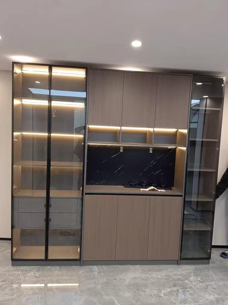 Home Bar Storage Function Wine Cabinet Rack Room Wine Drinks Cabinet Furniture