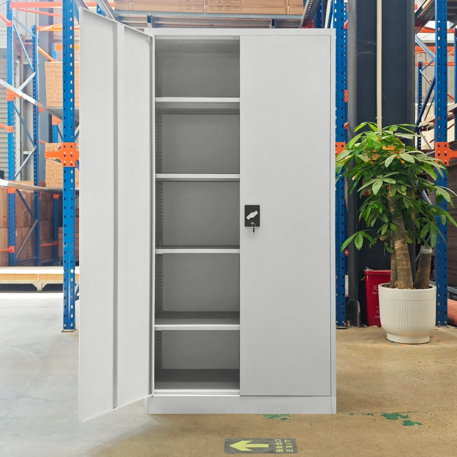 2 Door File Steel Cabinet Office Furniture Metal Cabinet Filing Cabinet Storage Cabinet