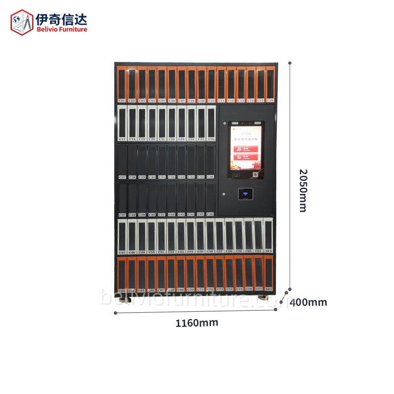 RFID Smart Pre-Lend Take Book Cabinet Library School 24-Hour Self-Service 5-Shelf Borrow Return Smart Book Management System