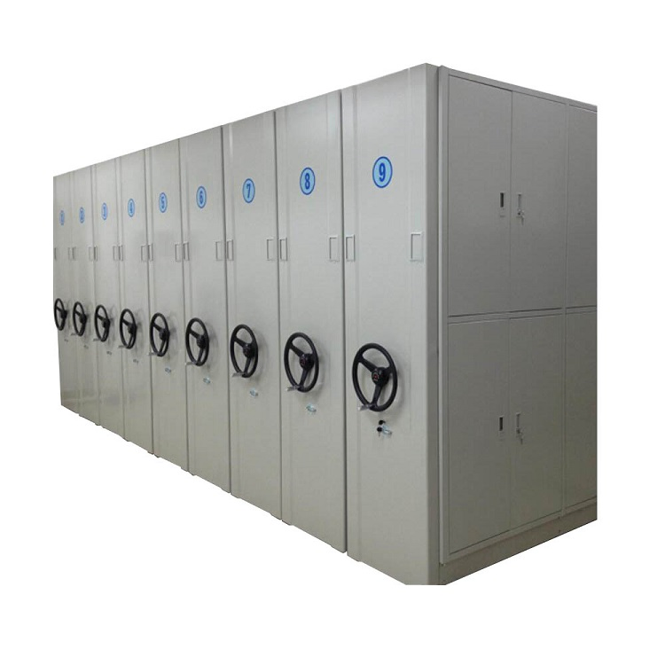 Library Book Document Steel Compactor Mobile Shelf System Office Furniture Metal File Storage Shelf Cabinet