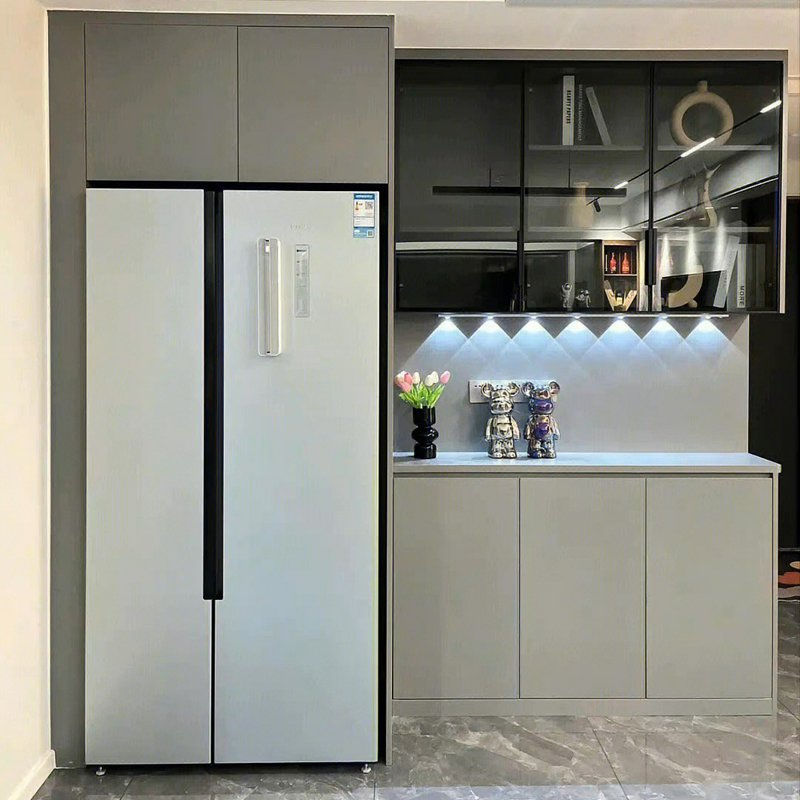 Customized Modern Stainless Steel MDF Wood Display Rack Design Bar Wine Cabinet Living Room Furniture Shelf Corner Display Cabinet