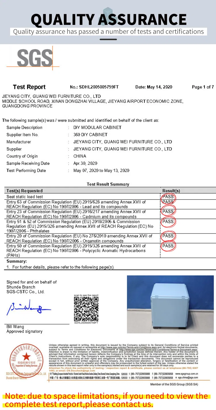 Plastic Cabinet Details
